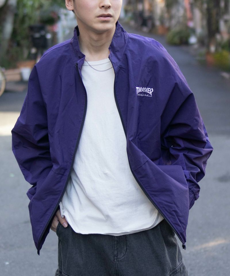 THRASHER 裏メッシュブルゾン メンズ