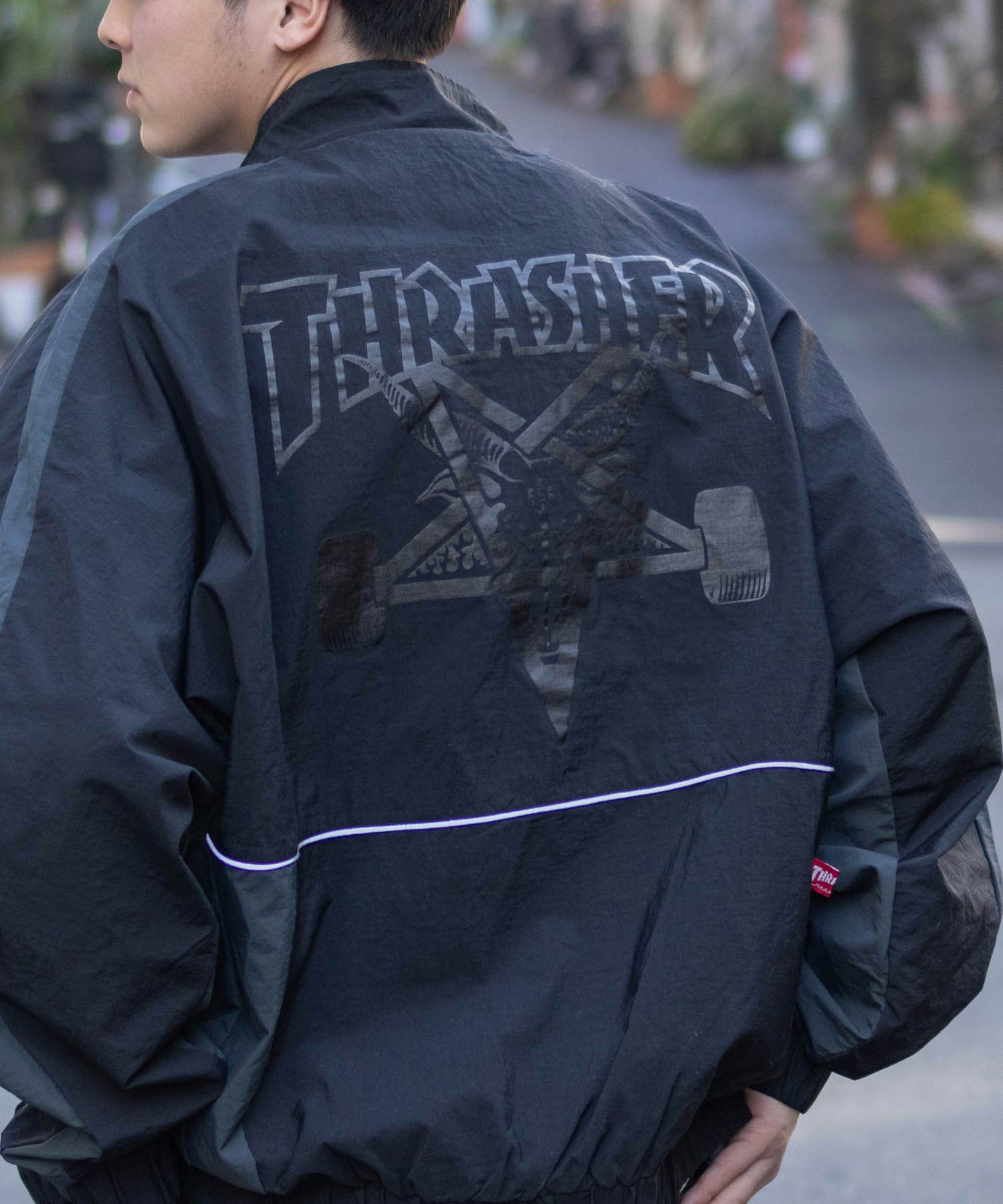 THRASHER 裏メッシュブルゾン メンズ