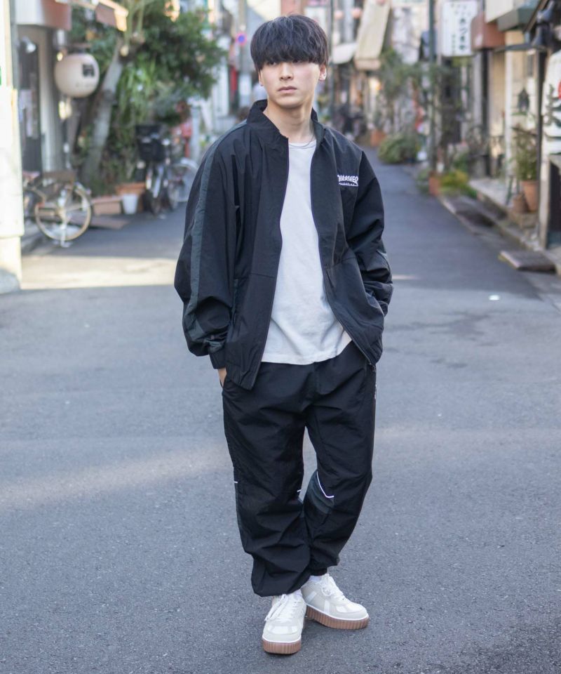 THRASHER 裏メッシュブルゾン メンズ
