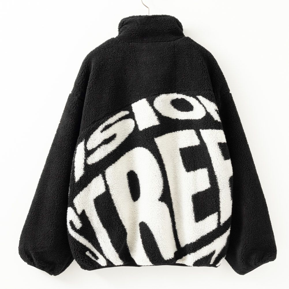 VISION STREET WEAR ジャガードボアブルゾン メンズ