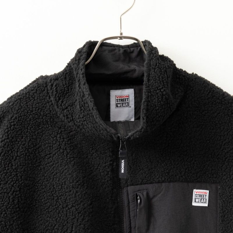 VISION STREET WEAR  ジャガードボアブルゾン メンズ商品画像-6