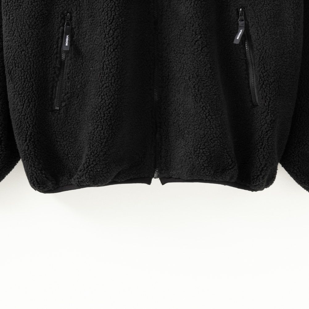 VISION STREET WEAR ジャガードボアブルゾン メンズ