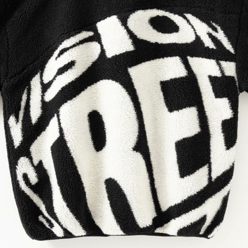 VISION STREET WEAR ジャガードボアブルゾン メンズ