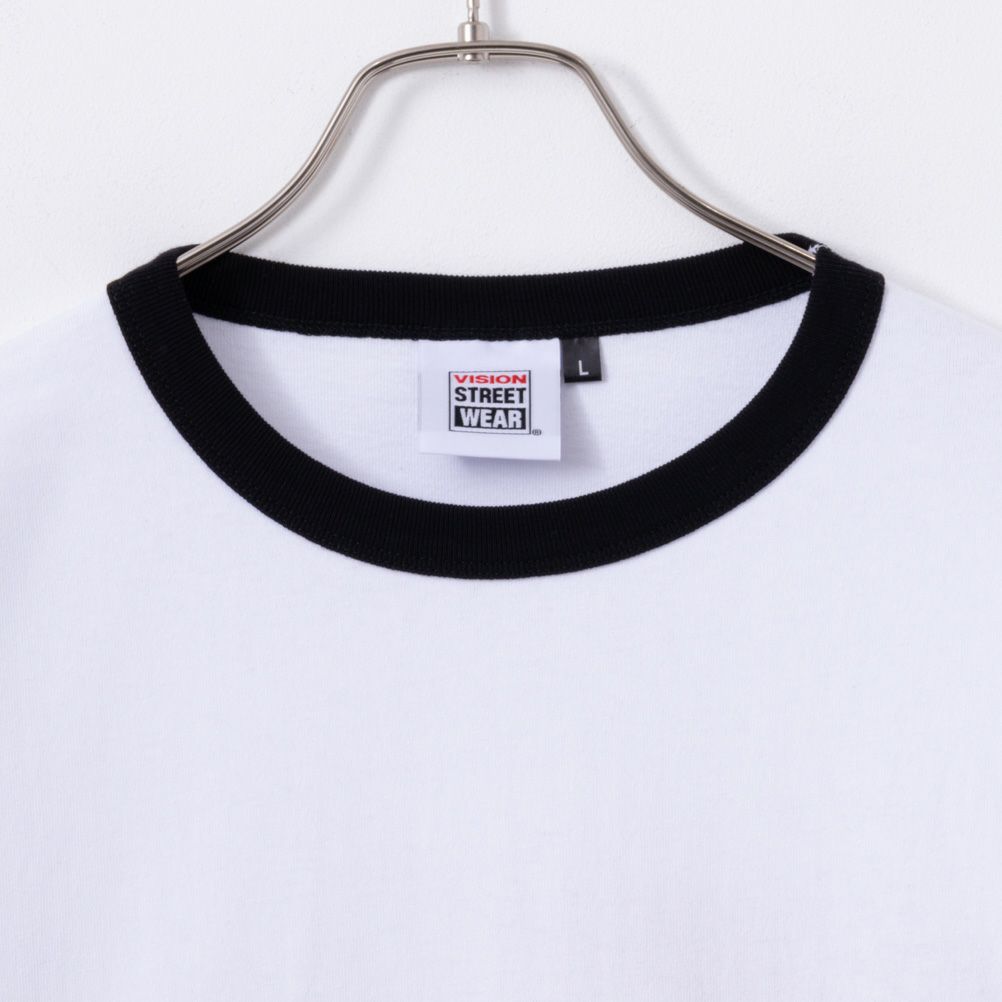 VISION STREET WEAR ハートサガラ刺繍長袖Tシャツ メンズ