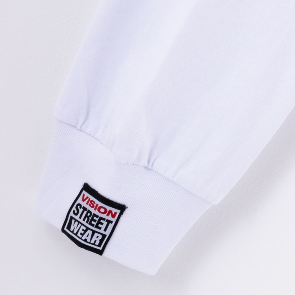 VISION STREET WEAR ハートサガラ刺繍長袖Tシャツ メンズ