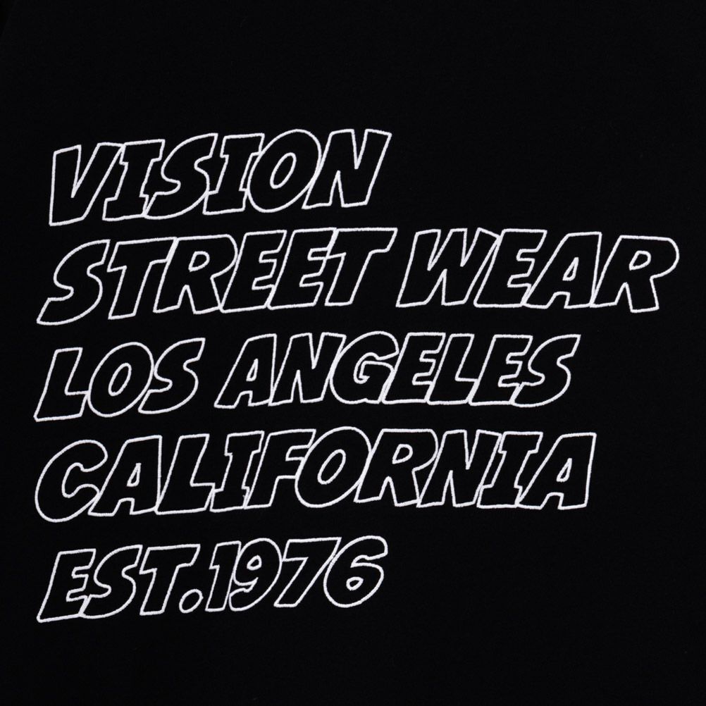 VISION STREET WEAR ハートサガラ刺繍長袖Tシャツ メンズ