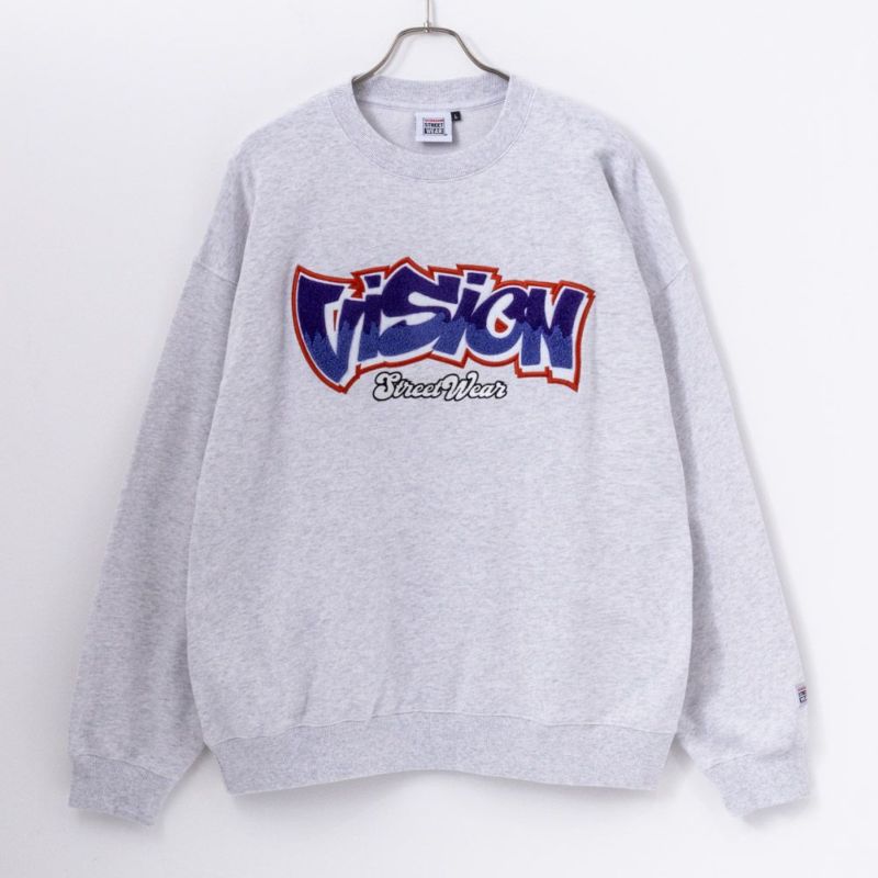 [期間限定価格]【オンラインストア限定】VISION STREET WEAR  タギングサガラ刺繍トレーナー メンズ商品画像-3