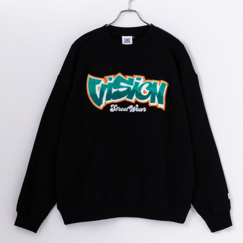[期間限定価格]【オンラインストア限定】VISION STREET WEAR  タギングサガラ刺繍トレーナー メンズ商品画像-4