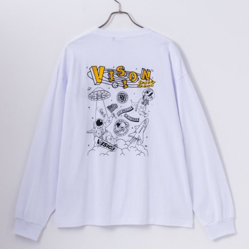 [期間限定価格]【オンラインストア限定】VISION STREET WEAR  スペースマルチイラスト長袖Tシャツ メンズ商品画像-10