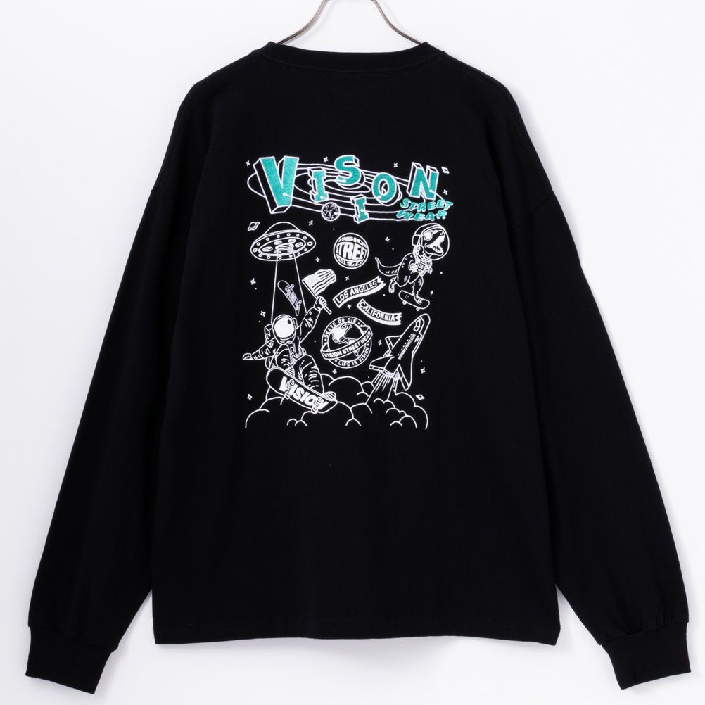 [期間限定価格]【オンラインストア限定】VISION STREET WEAR  スペースマルチイラスト長袖Tシャツ メンズ商品サムネイル-14
