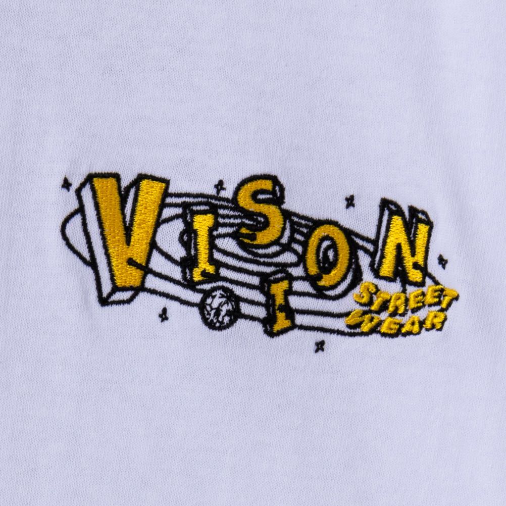VISION STREET WEAR スペースマルチイラスト長袖Tシャツ メンズ