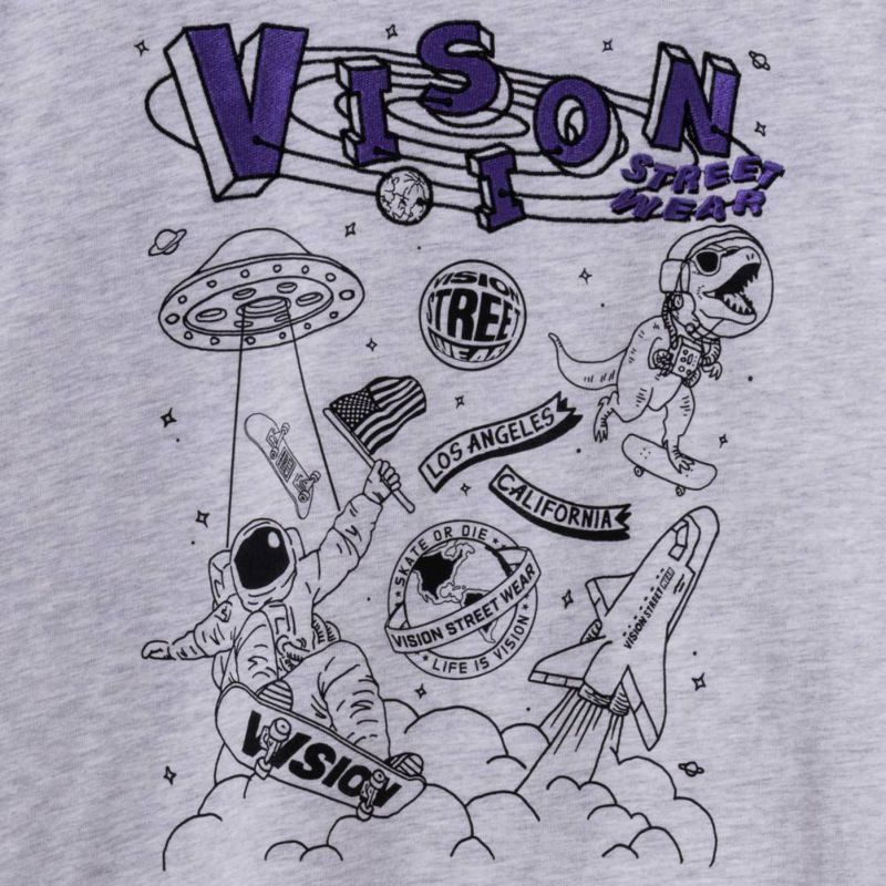 [期間限定価格]【オンラインストア限定】VISION STREET WEAR  スペースマルチイラスト長袖Tシャツ メンズ商品画像-23