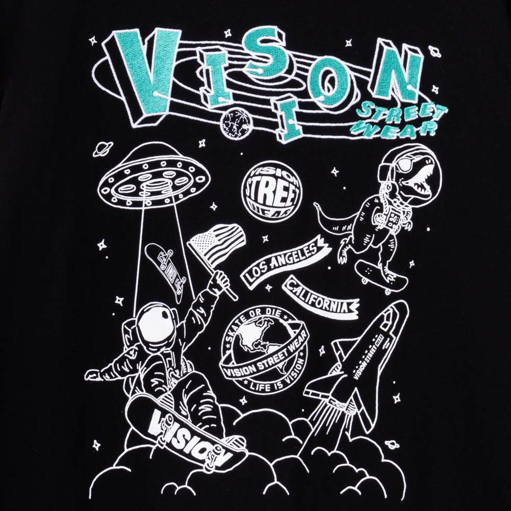 [期間限定価格]【オンラインストア限定】VISION STREET WEAR  スペースマルチイラスト長袖Tシャツ メンズ商品サムネイル-25