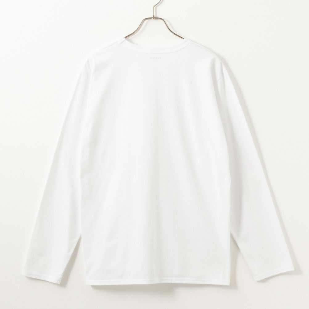 NAVY  無地長袖Tシャツ メンズ商品サムネイル-6