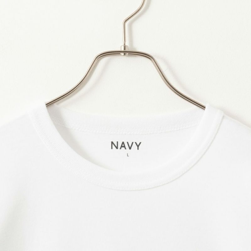 NAVY  無地長袖Tシャツ メンズ商品画像-7
