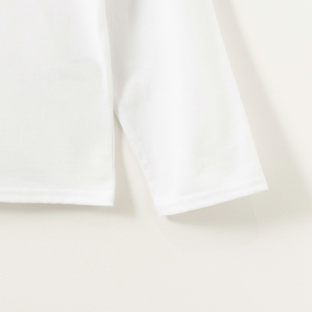 NAVY  無地長袖Tシャツ メンズ商品画像-8