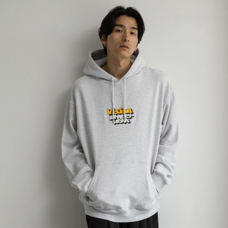 VISION STREET WEAR 発泡プリントパーカー メンズ