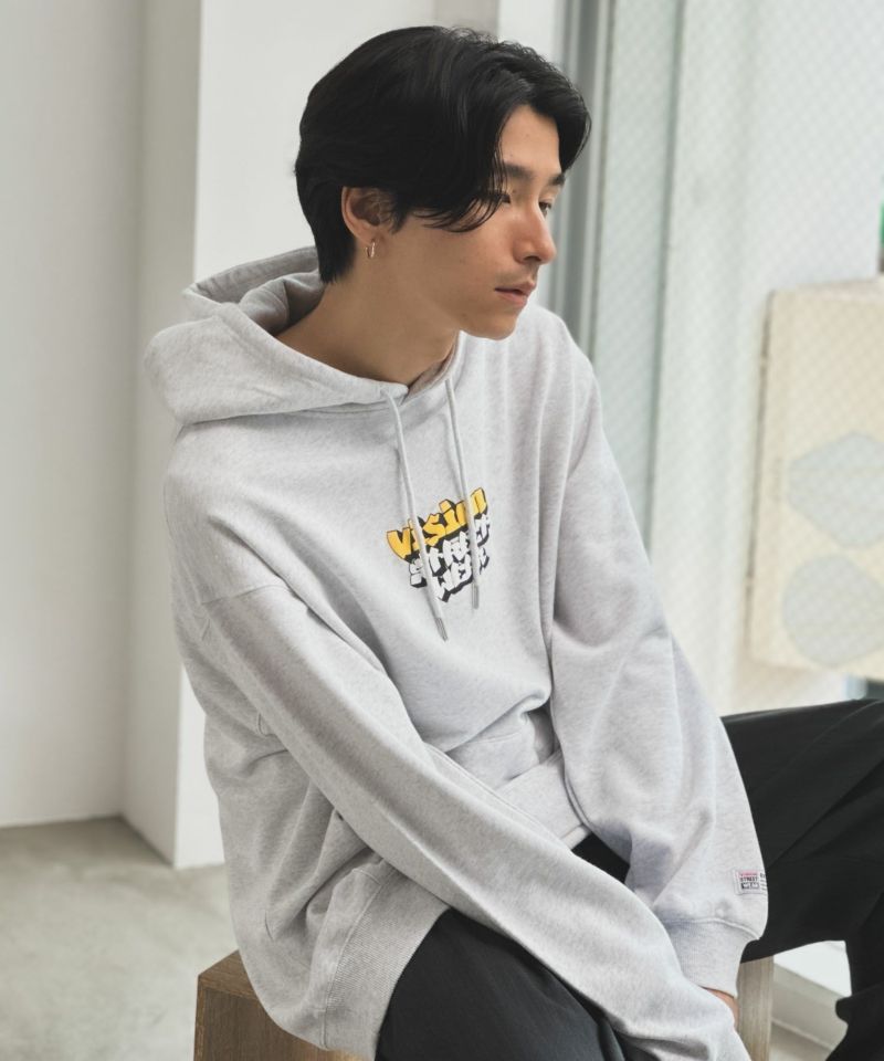 VISION STREET WEAR 発泡プリントパーカー メンズ