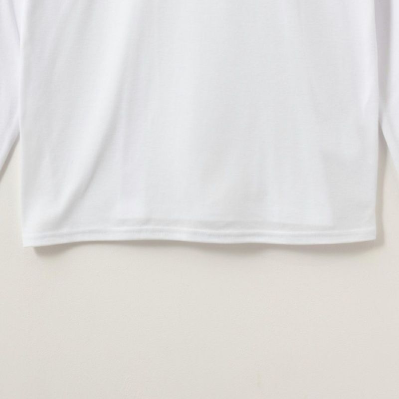 NAVY スムースモックネック ソフトタッチ長袖Tシャツ メンズ