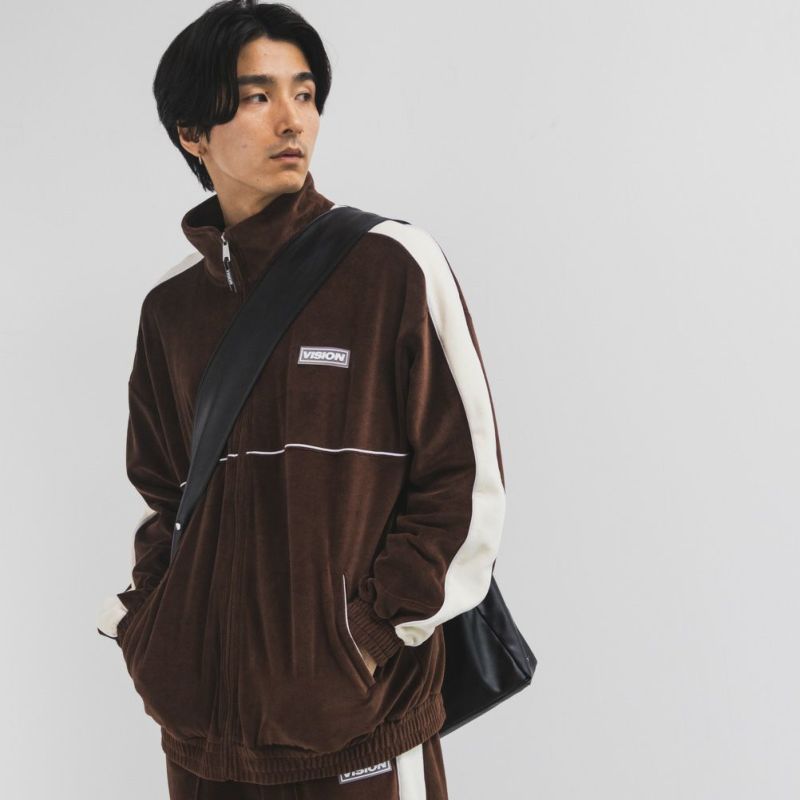 VISION STREET WEAR  ベロアトラックジャケット メンズ商品画像-1