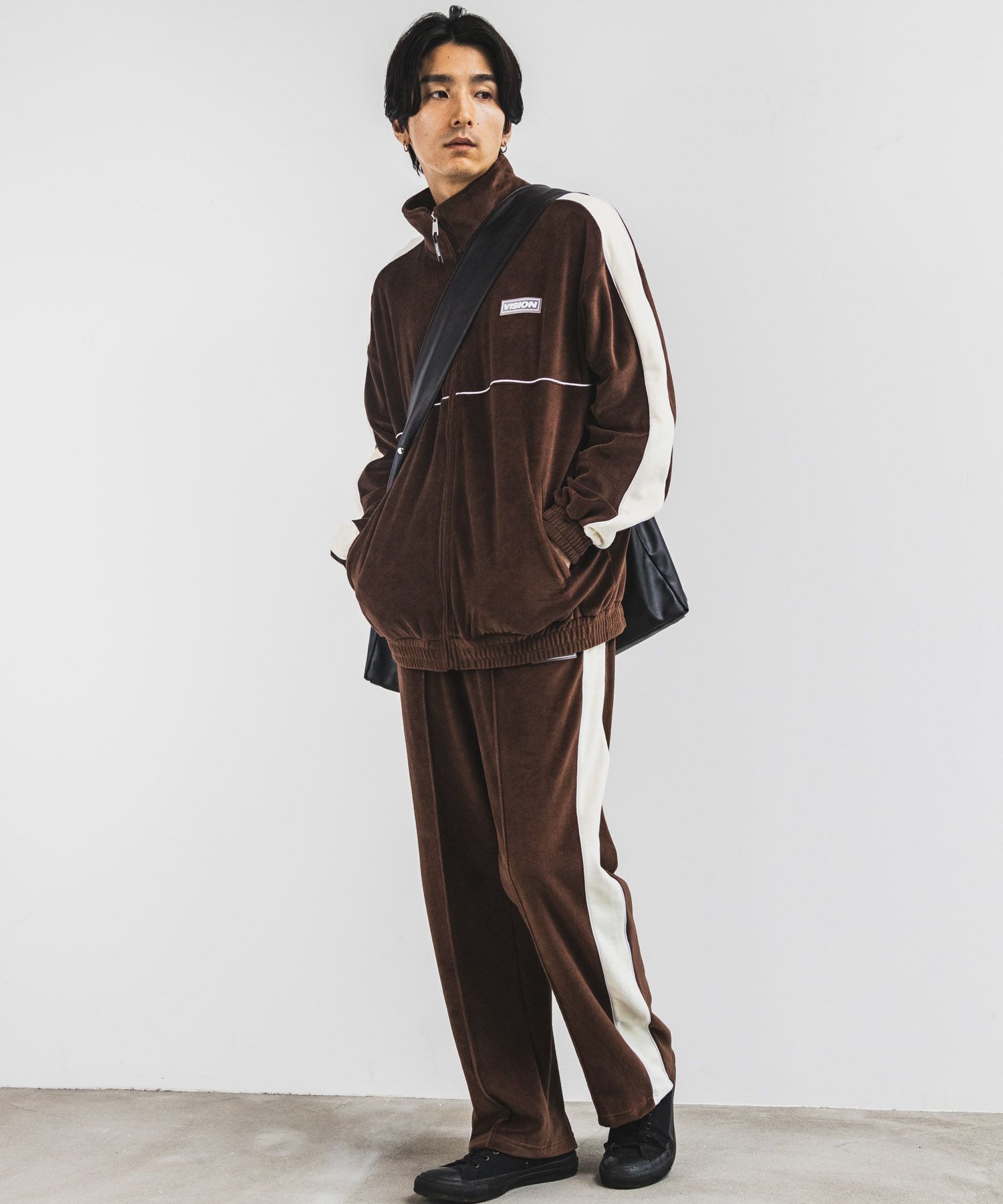 VISION STREET WEAR  ベロアトラックジャケット メンズ商品サムネイル-2
