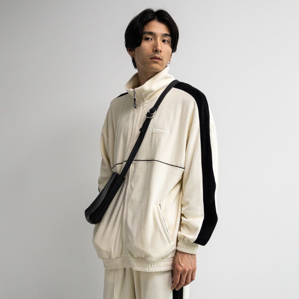 [期間限定価格]VISION STREET WEAR  ベロアトラックジャケット メンズ商品サムネイル-3