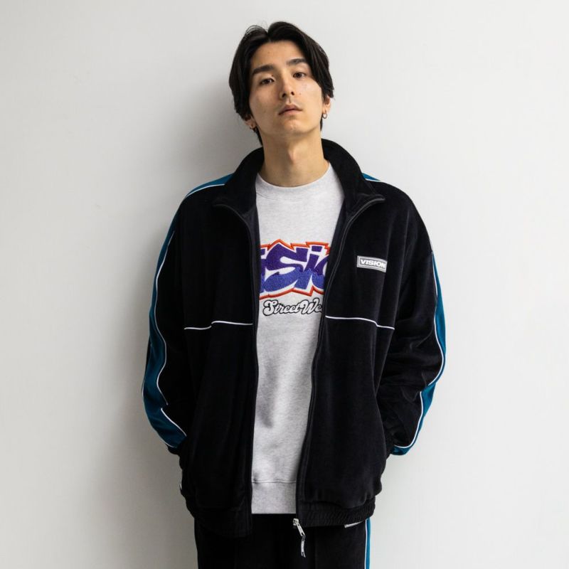 [期間限定価格]VISION STREET WEAR  ベロアトラックジャケット メンズ商品画像-4