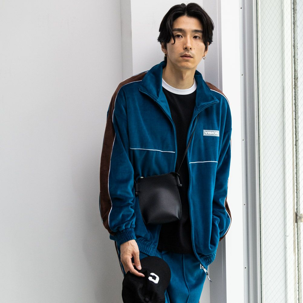 VISION STREET WEAR  ベロアトラックジャケット メンズ商品サムネイル-7