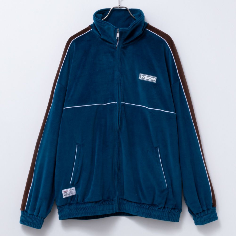 VISION STREET WEAR ベロアトラックジャケット メンズ