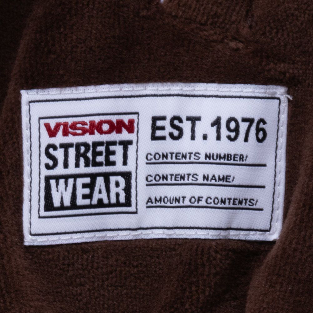 VISION STREET WEAR ベロアトラックジャケット メンズ