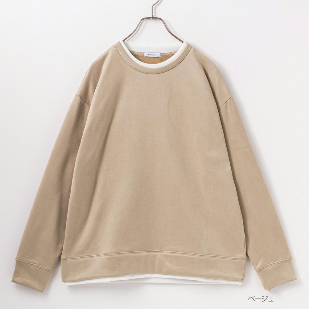 URBAN COLLECTION  カットスエードトレーナー メンズ商品サムネイル-1