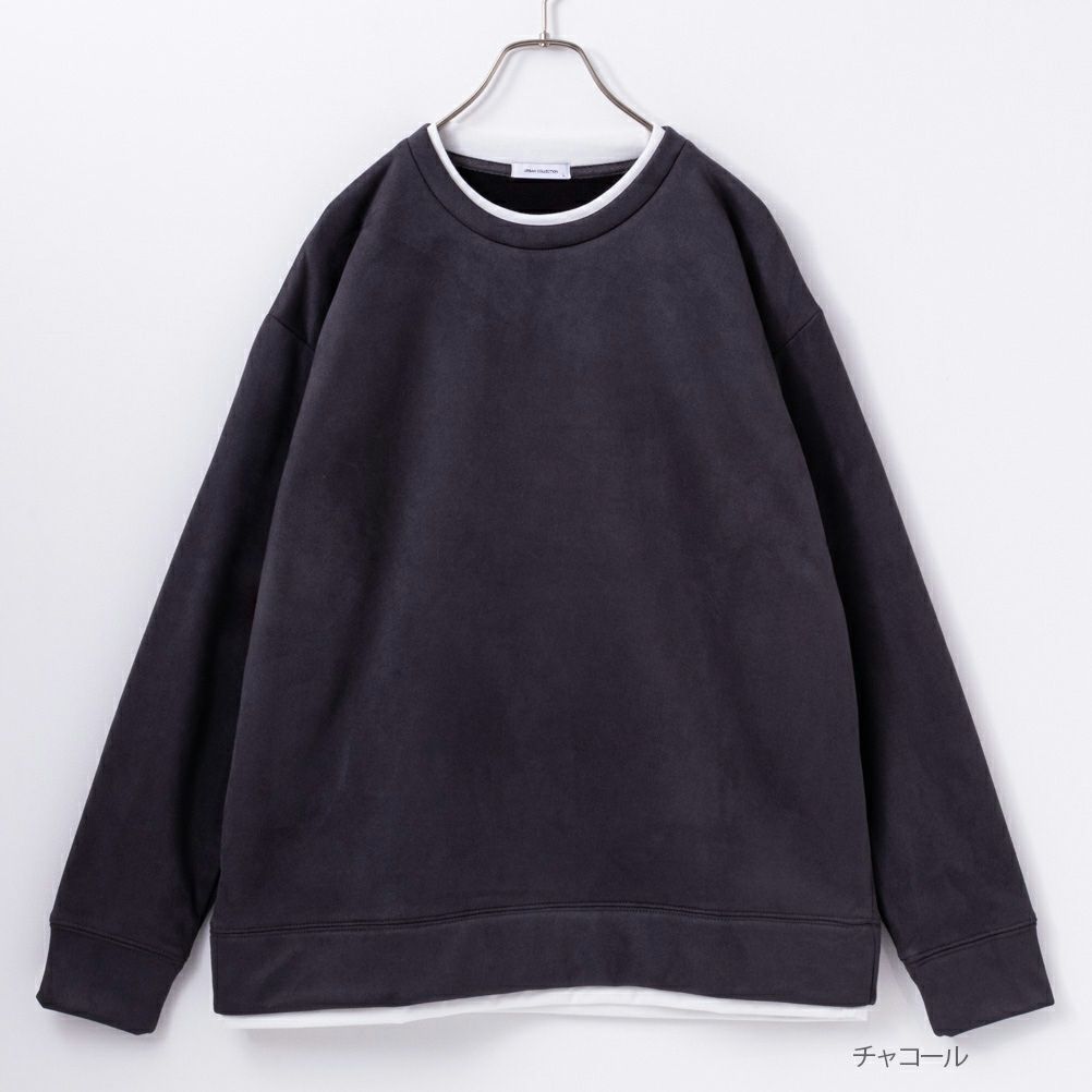 URBAN COLLECTION  カットスエードトレーナー メンズ商品サムネイル-2