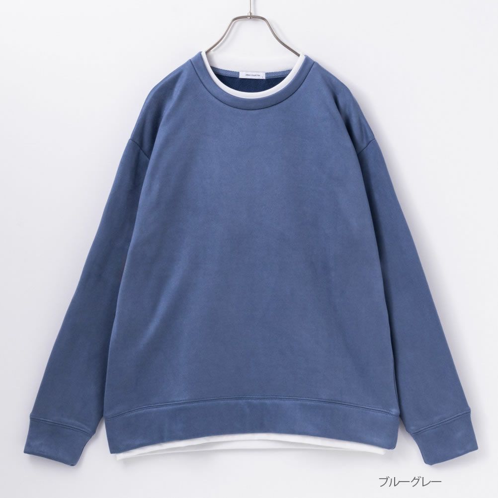 URBAN COLLECTION  カットスエードトレーナー メンズ商品サムネイル-3