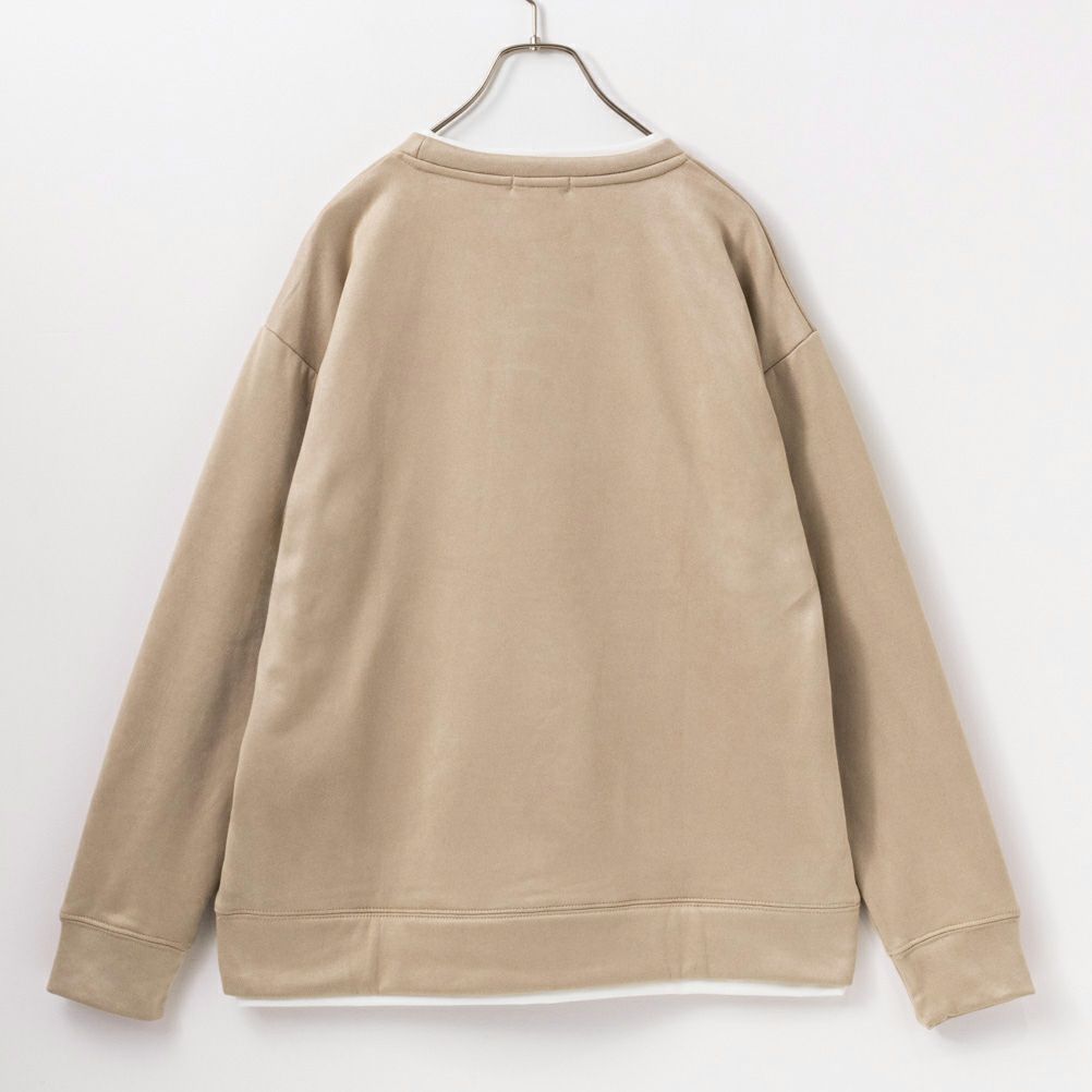 URBAN COLLECTION カットスエードトレーナー メンズ商品サムネイル-4