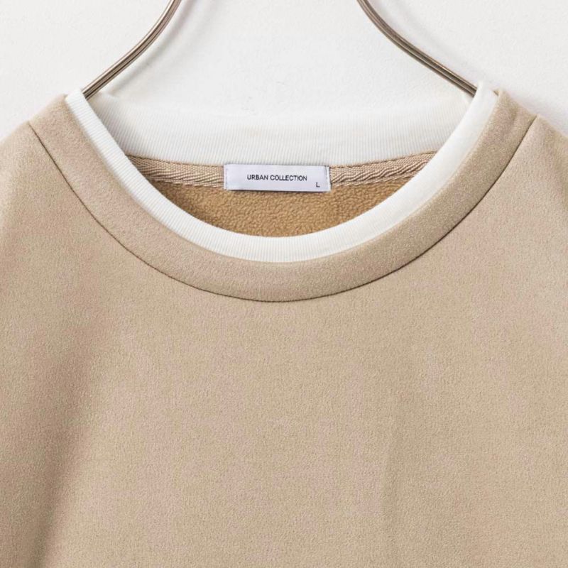URBAN COLLECTION カットスエードトレーナー メンズ商品画像-5