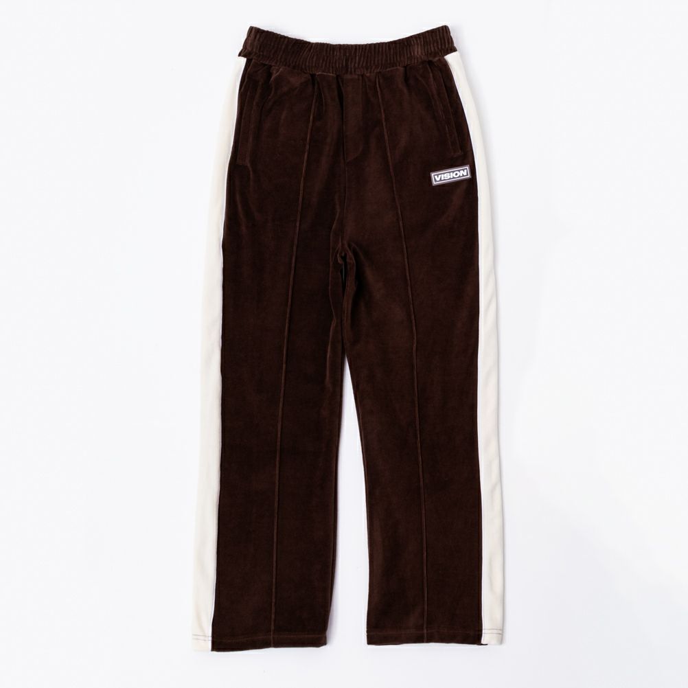 VISION STREET WEAR ベロアトラックパンツ メンズ