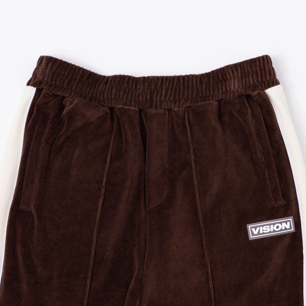 VISION STREET WEAR ベロアトラックパンツ メンズ
