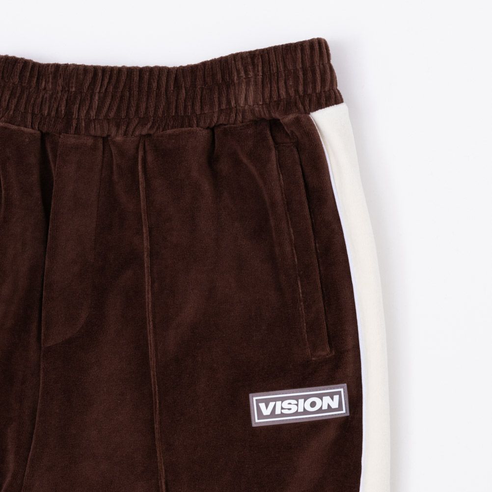 VISION STREET WEAR ベロアトラックパンツ メンズ