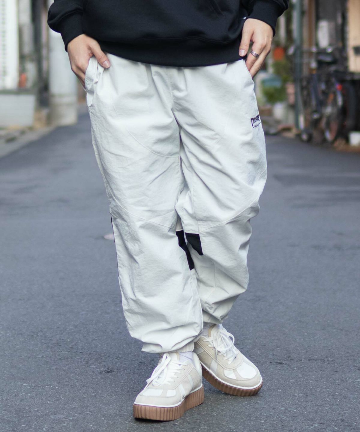 THRASHER 裏メッシュパンツ メンズ