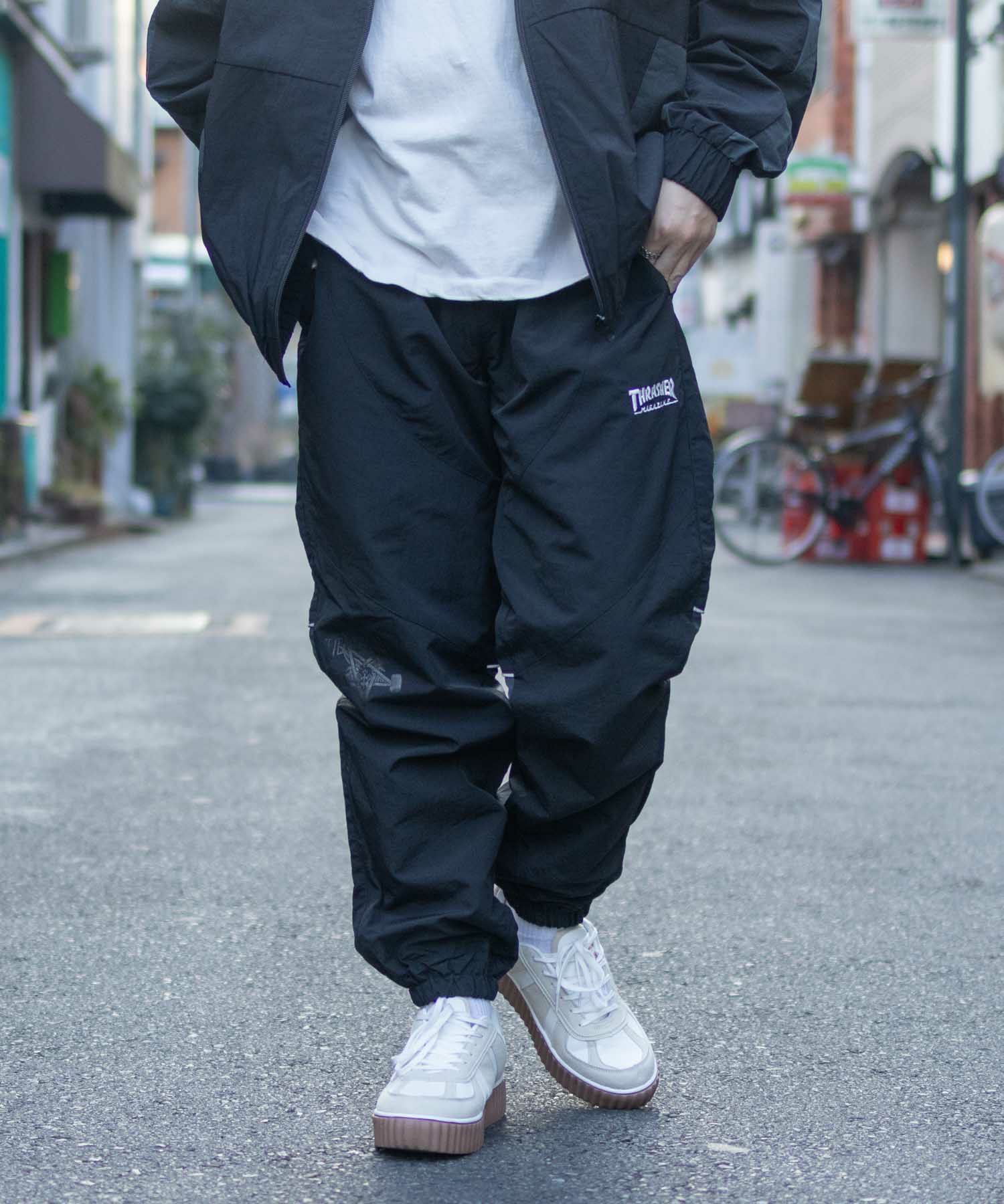 THRASHER 裏メッシュパンツ メンズ