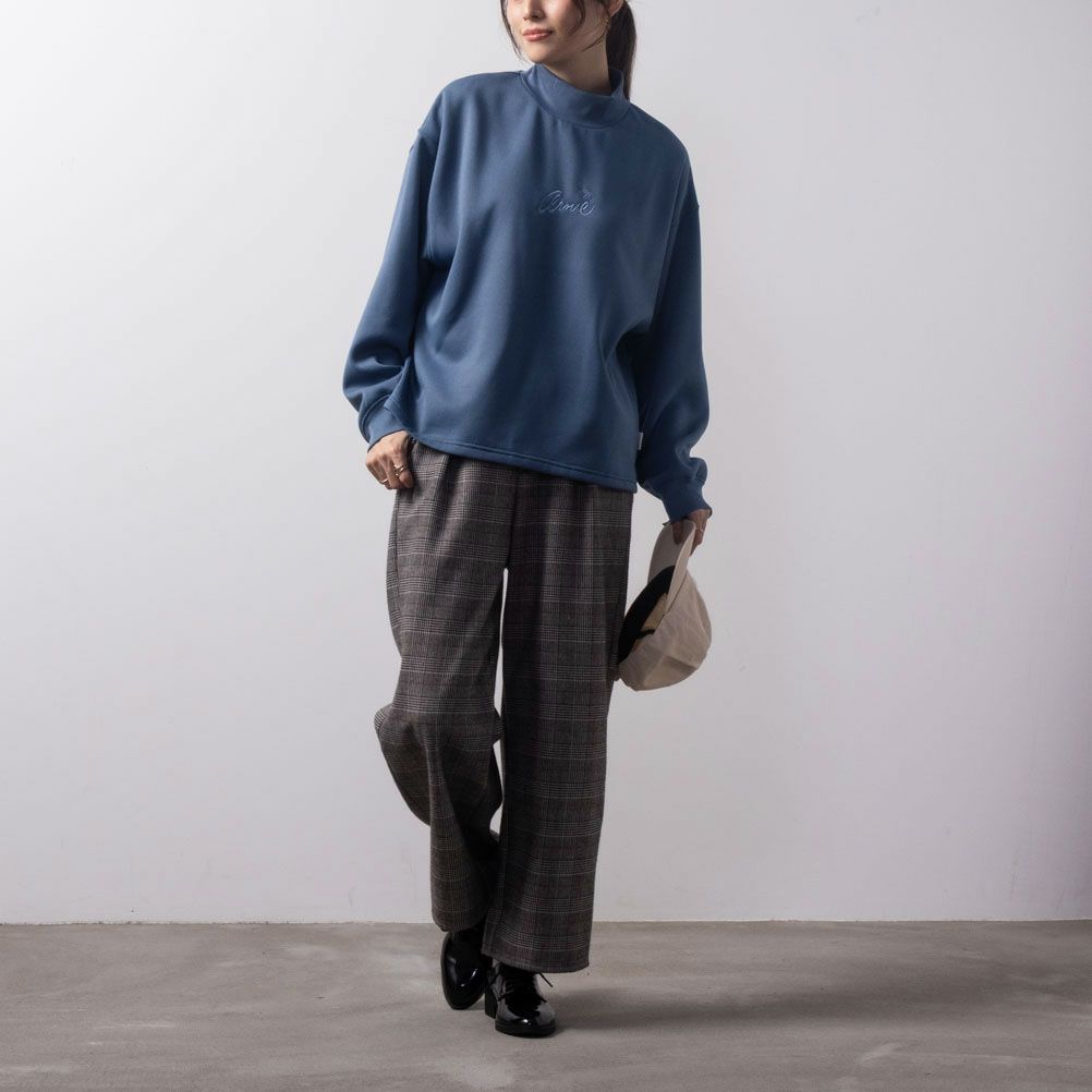 Arnie Arnold Palmer 中空糸裏起毛モックネックトレーナー レディース