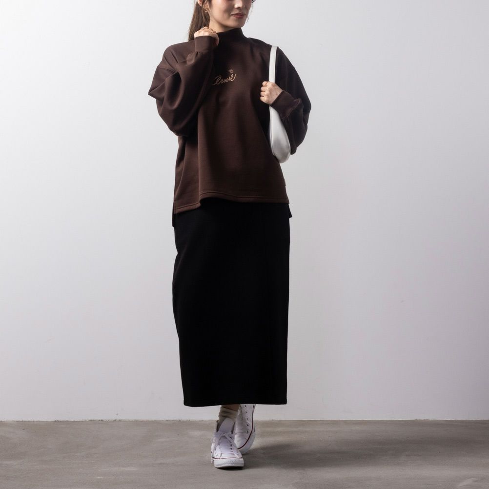 Arnie Arnold Palmer 中空糸裏起毛モックネックトレーナー レディース