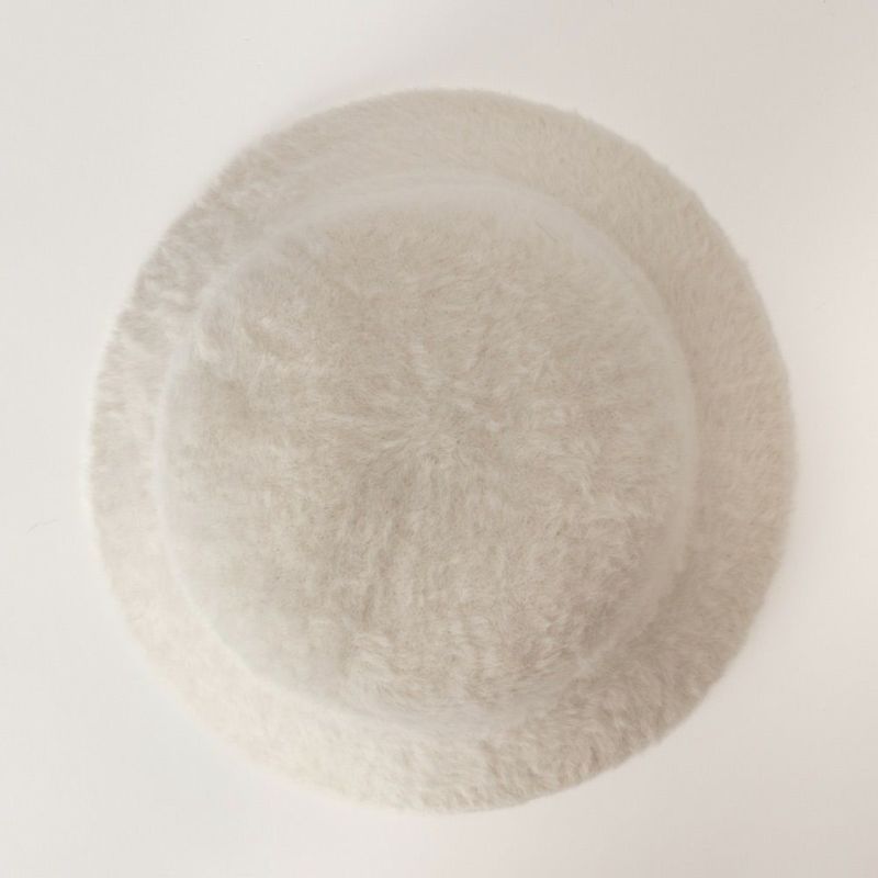 NAVY  ヘアリーサーモバケットハット レディース商品画像-5