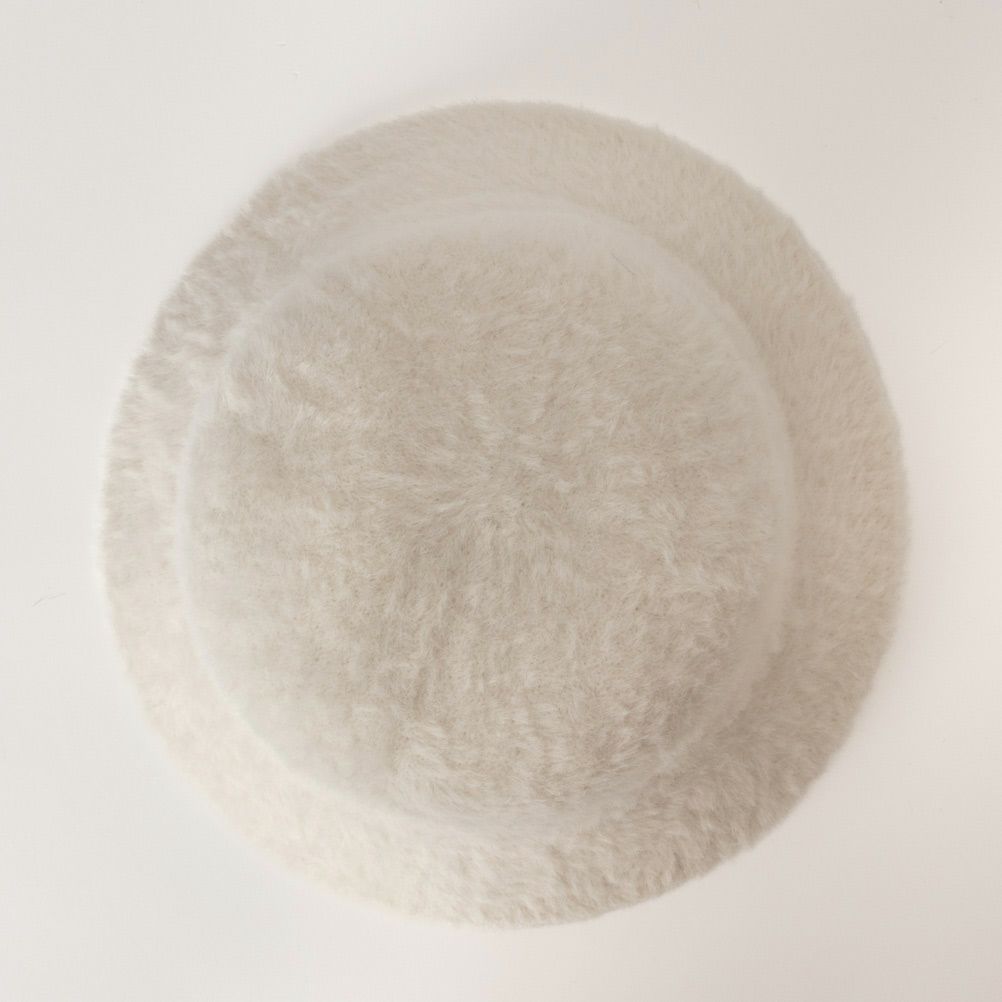 NAVY ヘアリーサーモバケットハット レディース