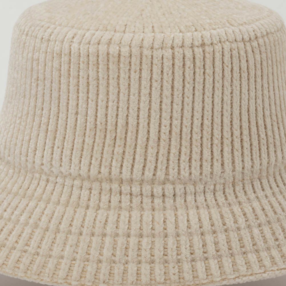 NAVY モールニットバケットハット レディース