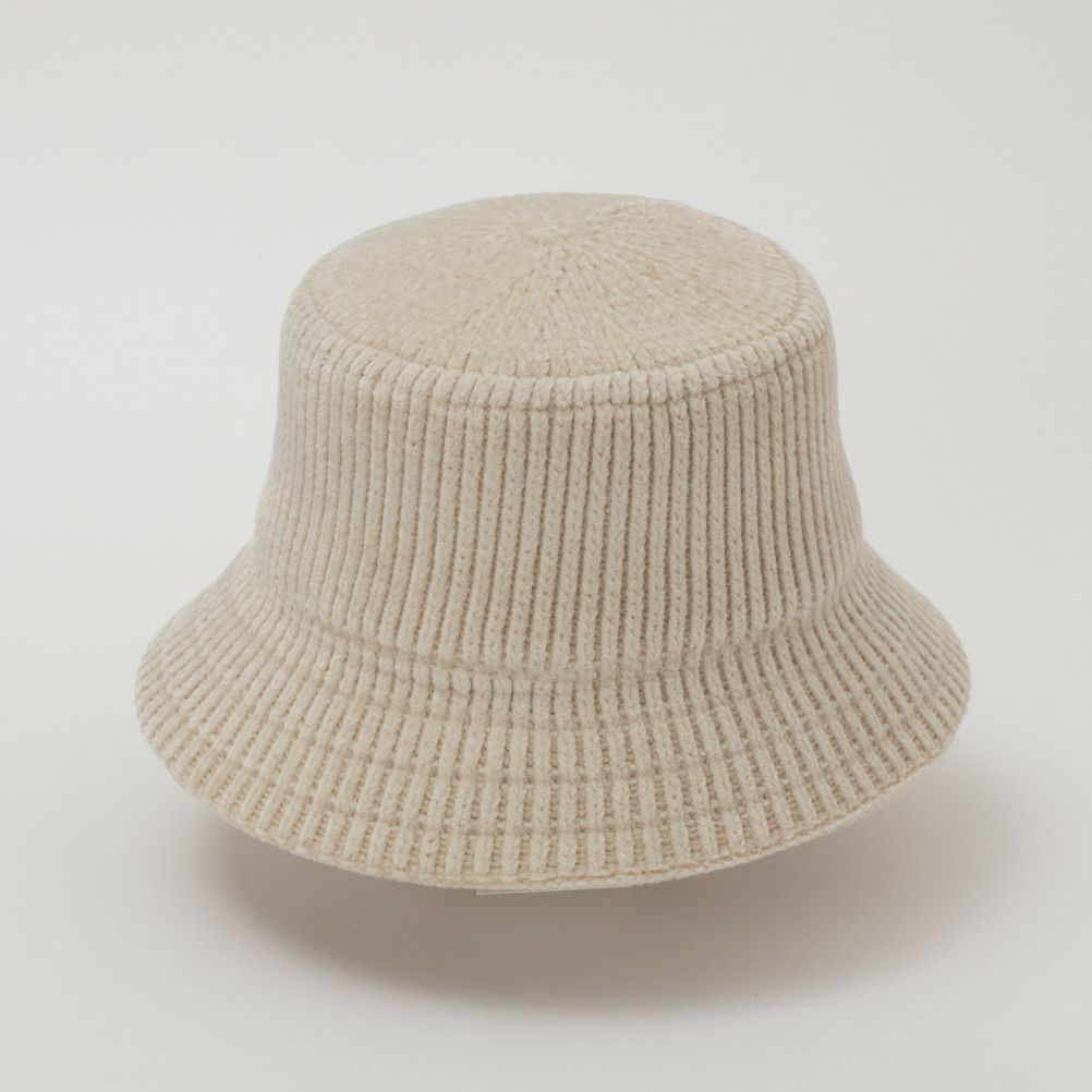 NAVY モールニットバケットハット レディース