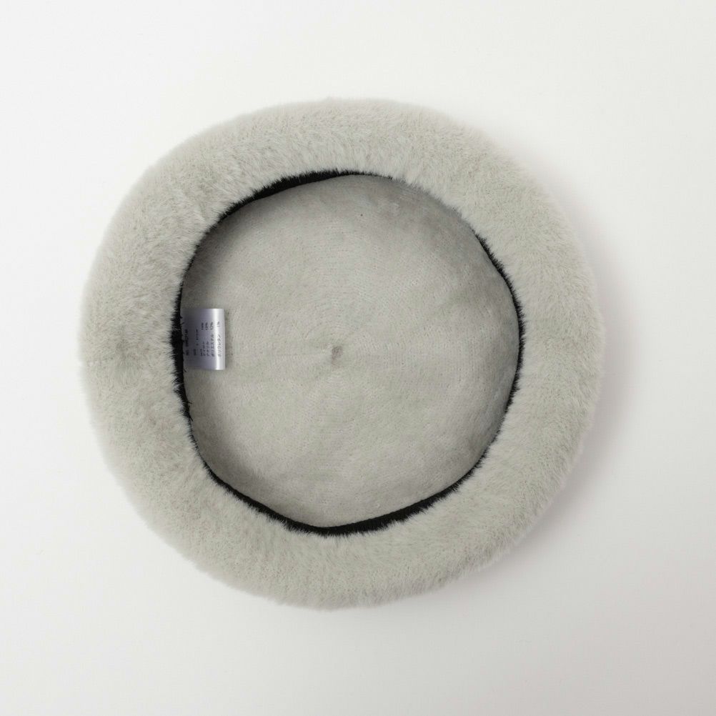 NAVY  ヘアリーサーモベレー帽 レディース商品画像-5