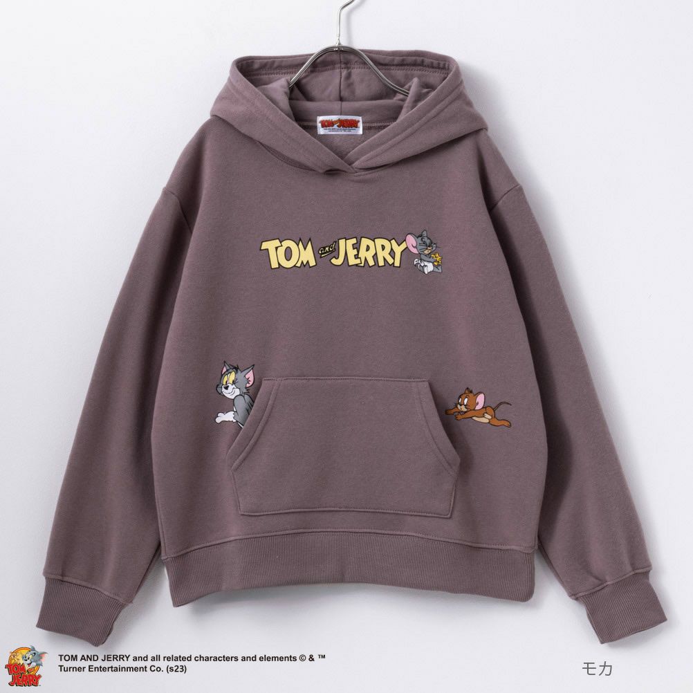 Tom and Jerry 起毛プルオーバーパーカー キッズ