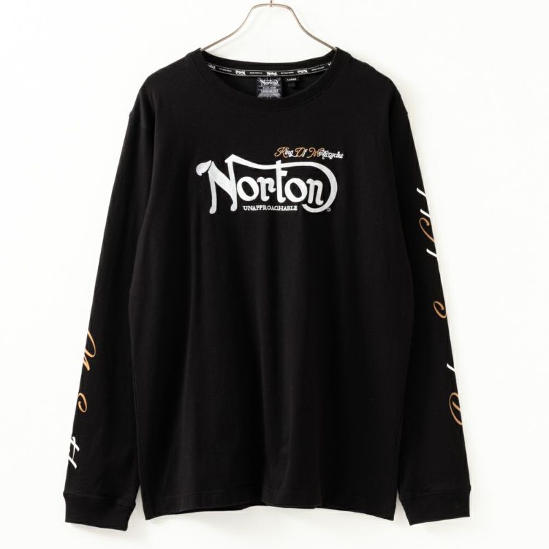 Norton バック刺繍長袖Tシャツ メンズ