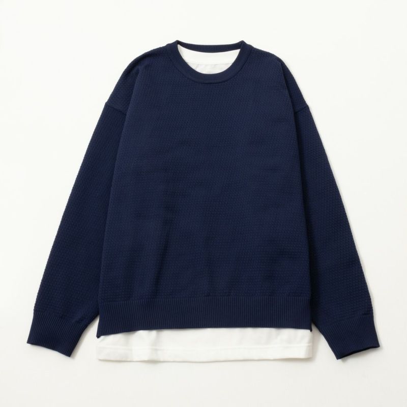 URBAN COLLECTION ニットアンサンブルロングスリーブTシャツ メンズ商品画像-1